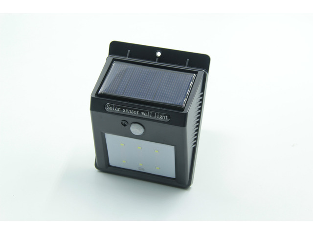 LED Solar Lamp PIR Human Motion Sensor Light Outdoor Path Wall Security Lamp