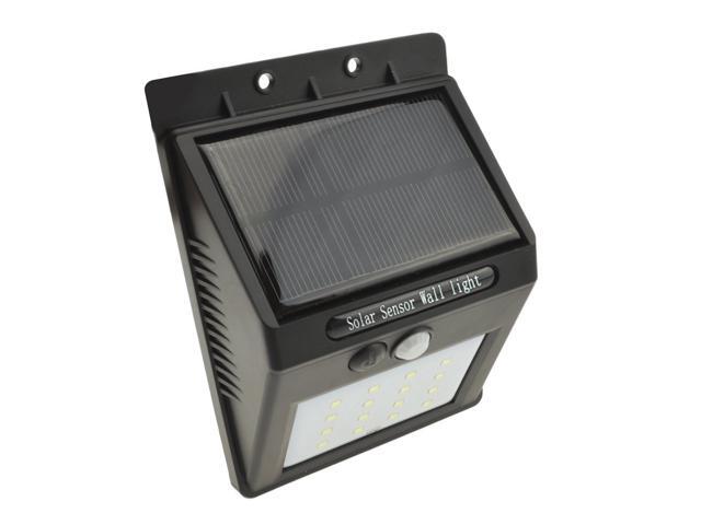 16 LED Solar Power Lamp PIR Human Motion Sensor Outdoor Garden Path Spot Light
