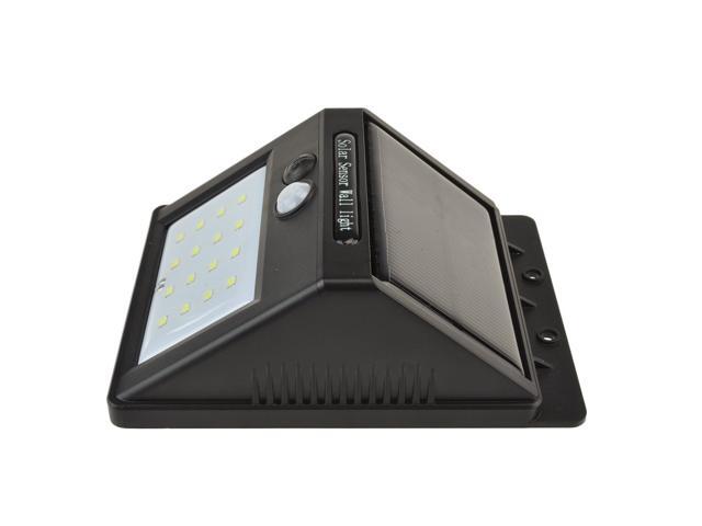 16 LED Solar Power Lamp PIR Human Motion Sensor Outdoor Garden Path Spot Light