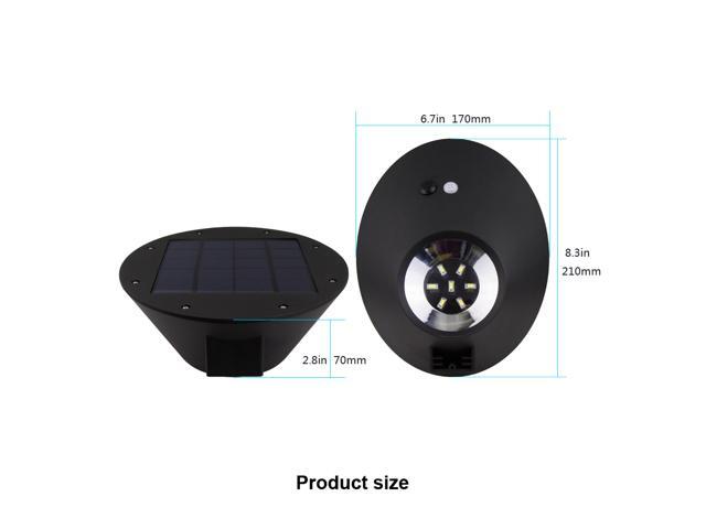 7 LED 2W Solar Motion Lights Outdoor Wall Garden Human Infrared Sensor Lamp
