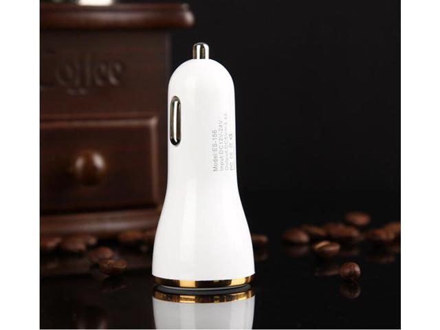 Gold Car Charger Adaptor USB 3-Ports For iPhone Samsung Android Phone iPad