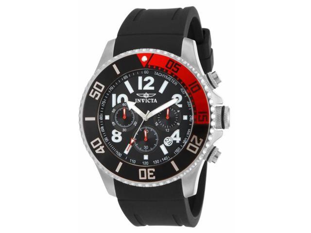 Men's Pro Diver Black Dial Black Polyurethane
