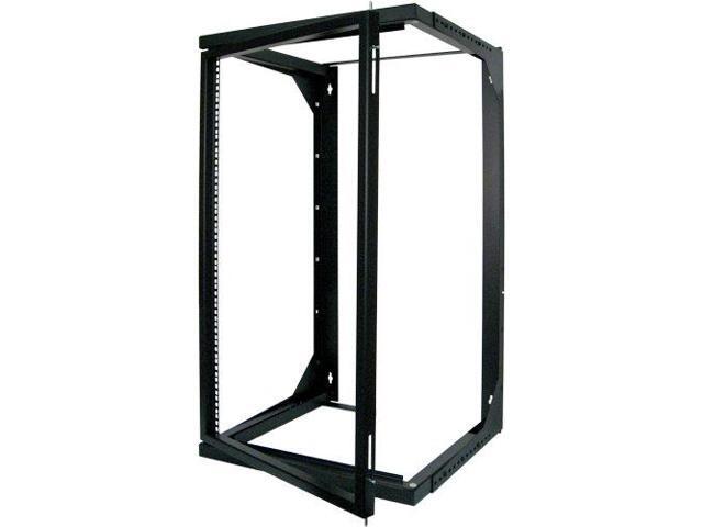 Vertical Cable 20U Open Wall Mount Frame Rack with Hinge - Adjustable Depth 18'-30' 047-WSM-2026