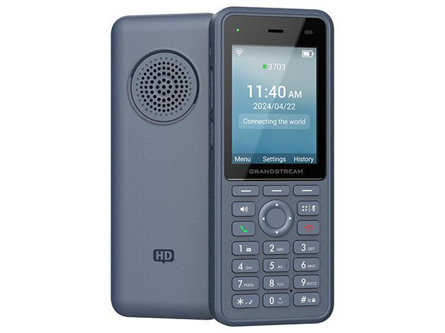 Grandstream WP836 IP Phone - Cordless - Bluetooth, Wi-Fi - 4 Multiple Conferencing - 3x Total Line - IEEE 802.11a/b/g/n/ac/ax/k/v/r