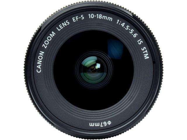 Canon EF-S 10-18mm f.4.5-5.6 is STM Lens (International Model) + 3pcs UV Lens Filter Kit + Cleaning Kit