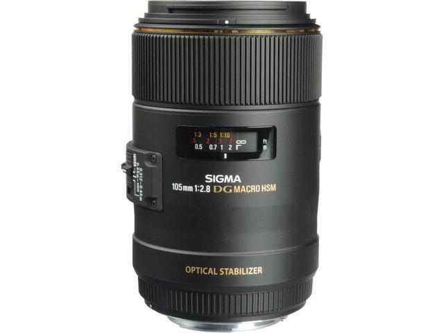 Sigma 105mm f/2.8 EX DG OS HSM Macro Lens for Canon EOS Cameras + Deluxe Lens Cleaning Kit