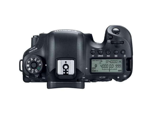 Canon EOS 6D Mark II DSLR Camera (Body Only) + Wireless Remote + Condenser Microphone + Case + Wrist Strap + Tripod + Card Reader - Intl Model