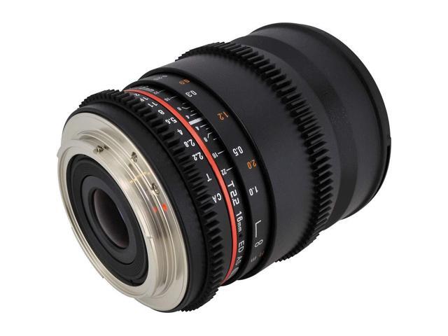 ROKINON 16MM T/2.2 Wide Sony NEX + Deluxe Lens Cleaning Kit Bundle
