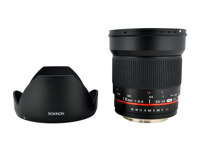 Rokinon 16mm f/2.0 ED AS UMC CS Lens for Micro Four Thirds Mount Cameras