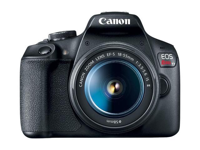 Canon - EOS Rebel T7 DSLR Video Camera with 18-55mm Lens - Black - image 6