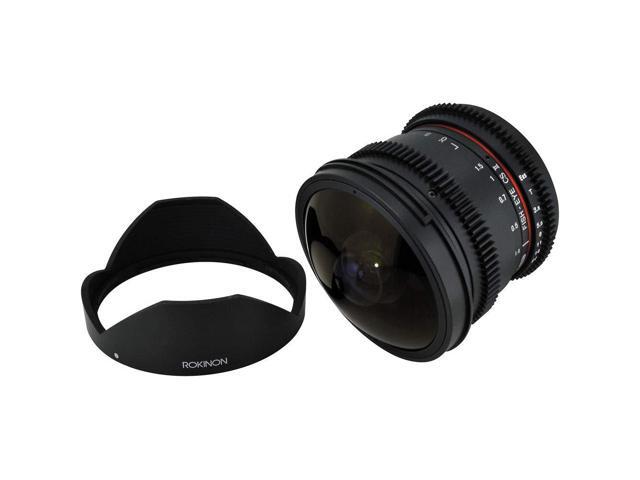 ROKINON 8MM T/3.8 CINE HD Nikon + Deluxe Lens Cleaning Kit Bundle