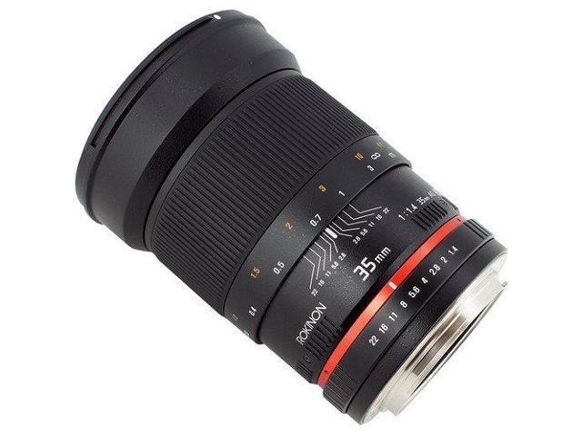 ROKINON 35 1.4 Lens for Olympus + Deluxe Lens Cleaning Kit Bundle
