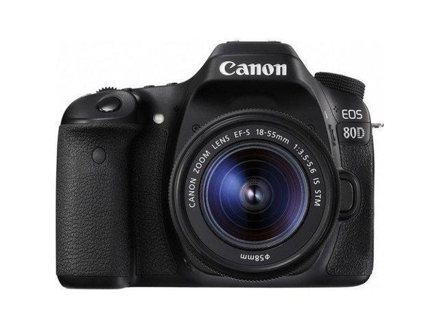 Canon EOS 80D DSLR Camera with 18-55mm Lens (Intl Model) (1263C005) - Starter Bundle