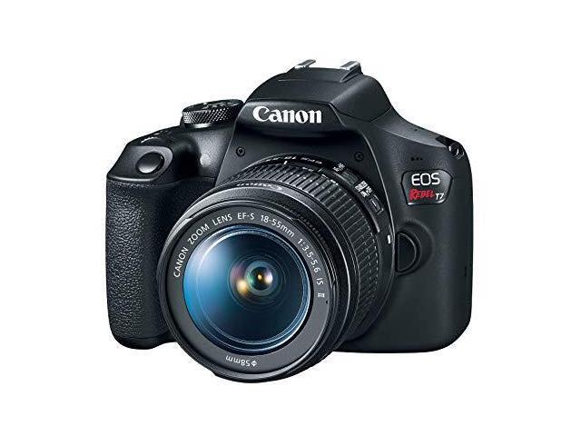 Canon - EOS Rebel T7 DSLR Video Camera with 18-55mm Lens - Black - image 3