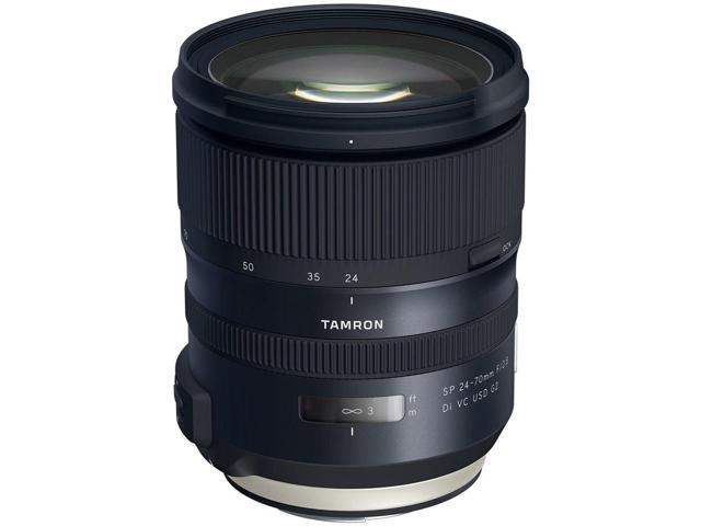 6Ave Tamron SP 24-70mm f/2.8 Di VC USD G2 Lens Canon EF (International Model) + 82mm 3 Piece Filter Kit + Deluxe Lens Po