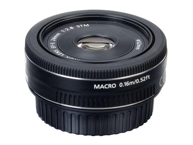 Canon EF-S 24MM F2.8 STM Camera Lens (International Model) + 3 Pcs Filter Kit + Cleaning Kit