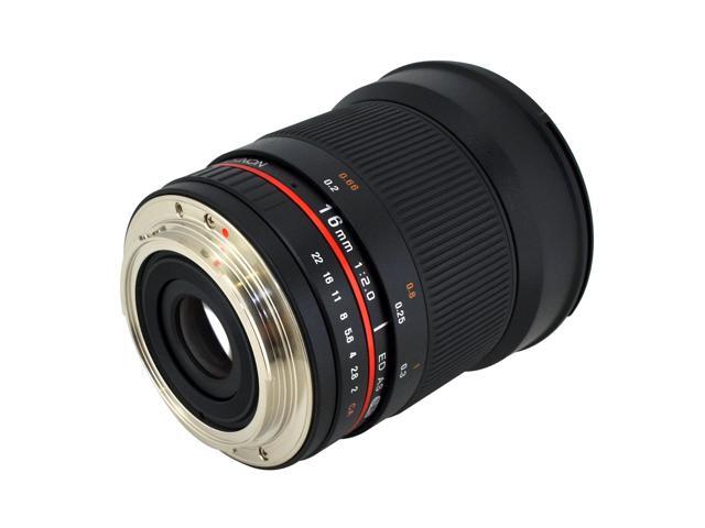 Rokinon 16mm f/2.0 ED AS UMC CS Lens for Micro Four Thirds Mount Cameras