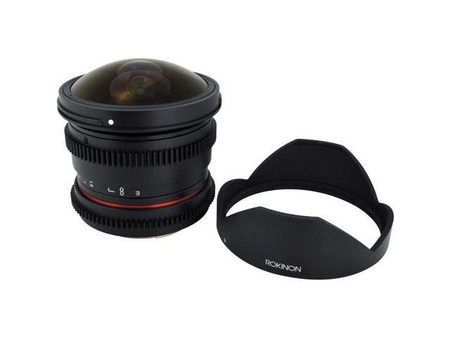 ROKINON 8MM T/3.8 CINE HD Nikon + Deluxe Lens Cleaning Kit Bundle
