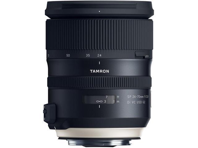 6Ave Tamron SP 24-70mm f/2.8 Di VC USD G2 Lens Canon EF (International Model) + 82mm 3 Piece Filter Kit + Deluxe Lens Po