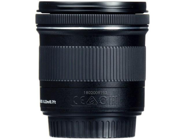 Canon EF-S 10-18mm f.4.5-5.6 is STM Lens (International Model) + 3pcs UV Lens Filter Kit + Cleaning Kit