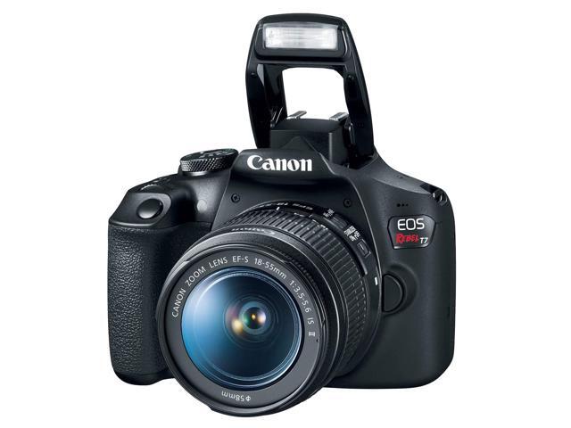 Canon - EOS Rebel T7 DSLR Video Camera with 18-55mm Lens - Black - image 8