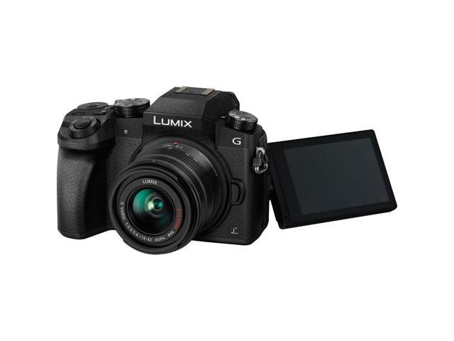 Panasonic Lumix DMC-G7 Mirrorless Micro Four Thirds Digital Camera with 14-42mm Lens Basic Bundle