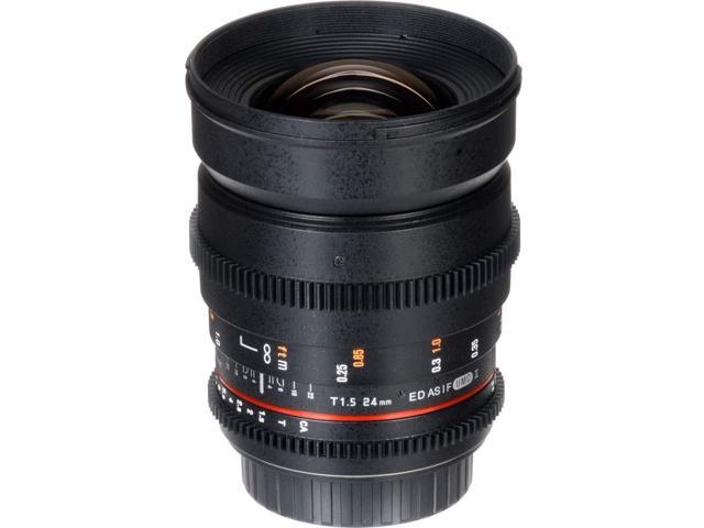 ROKINON 24MM T/1.5 CINE Lens Nikon + Deluxe Lens Cleaning Kit Bundle