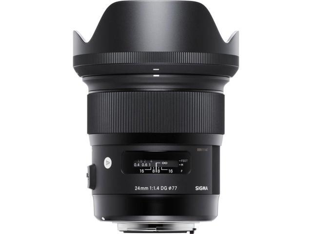 Sigma 24mm f/1.4 DG HSM Art Lens for Nikon F for Nikon F Mount + Accessories (International Model with 2 Year Warranty)