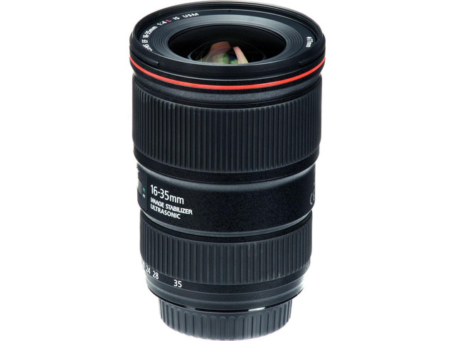 Canon EF 16-35mm f/4L IS USM Lens (9518B002) with Bundle Includes: 9PC Filter Kit, Sandisk 32GB SD + More