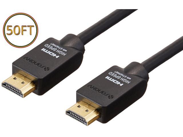 Sanoxy 50 Feet HDMI-to- HDMI Gold Plated for 4K TV, Gaming Consoles