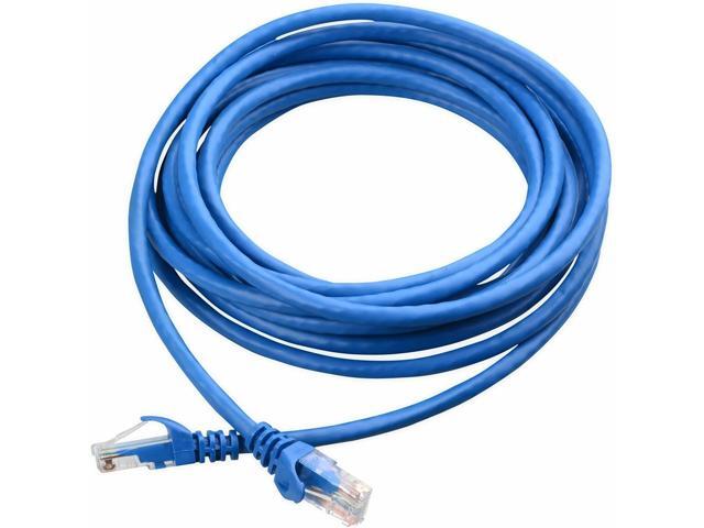 Ethernet Cable Lan Network CAT6 Internet Modem Blue RJ45 50ft