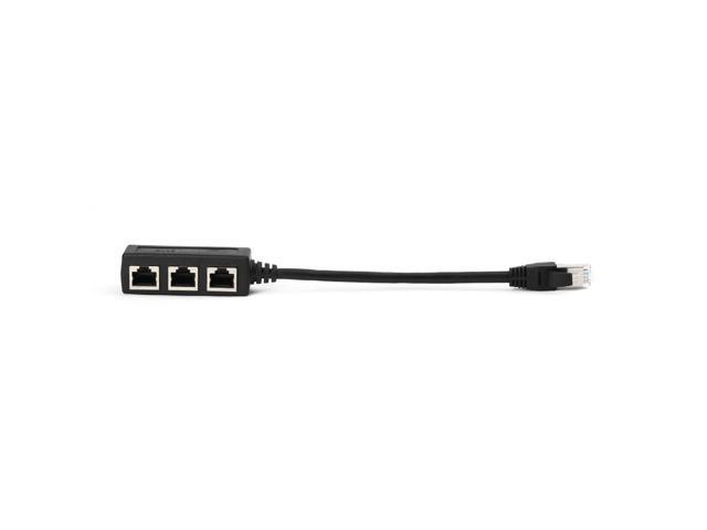 RJ45 Splitter Adapter LAN Ethernet Cable