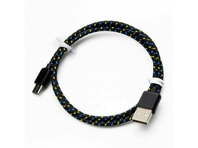 1m/ 3ft USB C Cable Type C Fast Charger For OEM Samsung Galaxy S8 S9 S10 Plus Note 8 10 (Black)