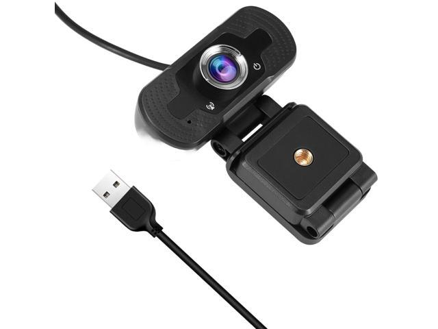 Sanoxy 1080P Webcam with Privacy Cover & Noise-Cancelling Mic for Webinars