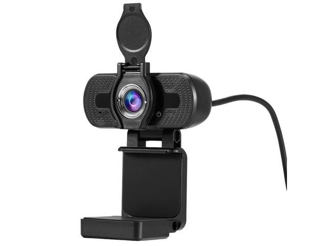 Sanoxy 1080P Webcam with Privacy Cover & Noise-Cancelling Mic for Webinars