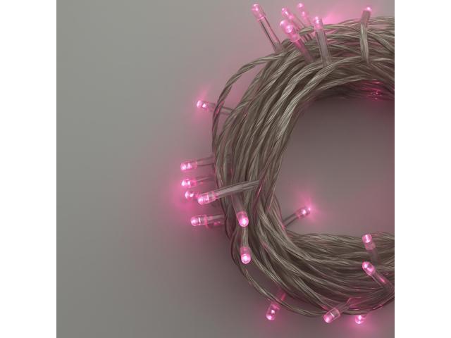 Elegani 100 LED Pink String Lights 32ft Black Wire, 8 Lighting Modes, Indoor/Outdoor Plug-In Fairy Lights for Christmas, Parties, Bedroom, Patio &...
