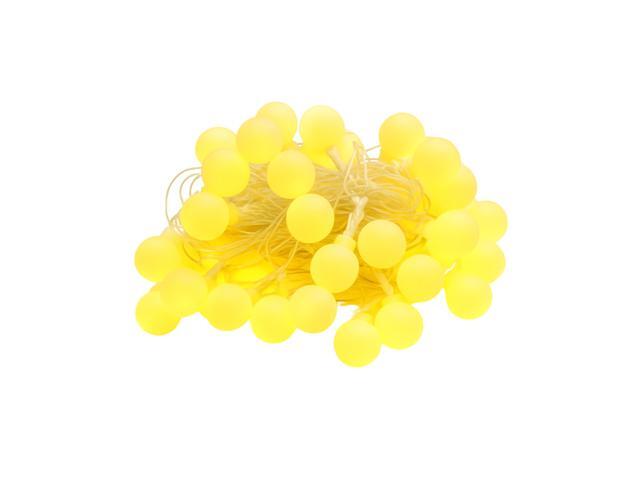 Elegani 50 LED Warm White String Light Bulbs with Connector 16ft Plug-In, 8 Lighting Modes, Indoor/Outdoor Decorative Lighting for Holiday, Party,...