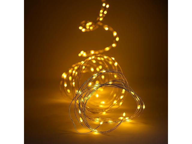 Elegani 180 LED Yellow Silver Copper Branch Tree Lights 9ft Plug-In, Flexible 6-Strand Design, Indoor/Outdoor Decorative Lighting for Holiday,...