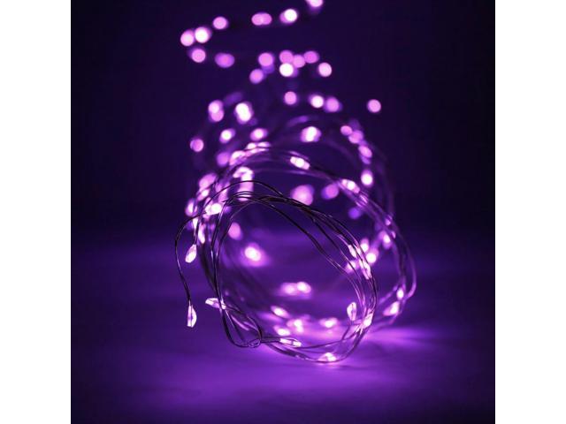 Elegani 180 LED Silver Copper Branch Tree Lights 9ft, Purple, Plug-In, Indoor/Outdoor, Waterproof, Energy-Efficient, Holiday & Party Decoration