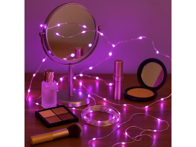Elegani 180 LED Silver Copper Branch Tree Lights 9ft, Purple, Plug-In, Indoor/Outdoor, Waterproof, Energy-Efficient, Holiday & Party Decoration