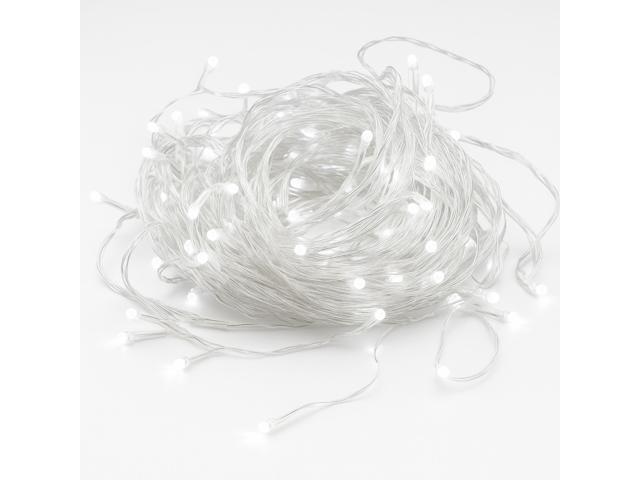 Elegani 200 LED Cool White Curtain String Lights 6.6ft x 6.6ft Plug-In with 8 Lighting Modes, Indoor/Outdoor Use, Ideal for Bedroom, Window,...