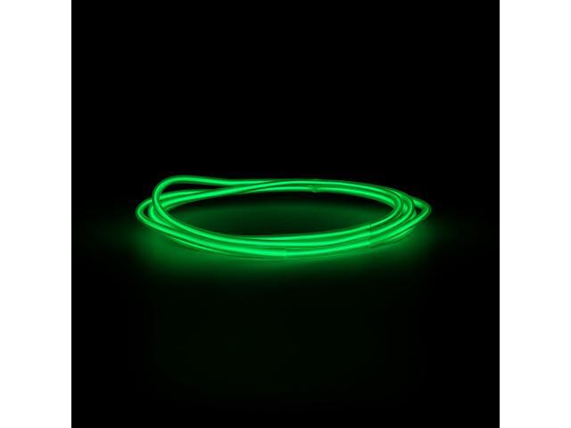 Elegani 3 Ft Neon String Light Flexible LED Wire, Indoor Room & Party Decor, Portable and Bendable-Green