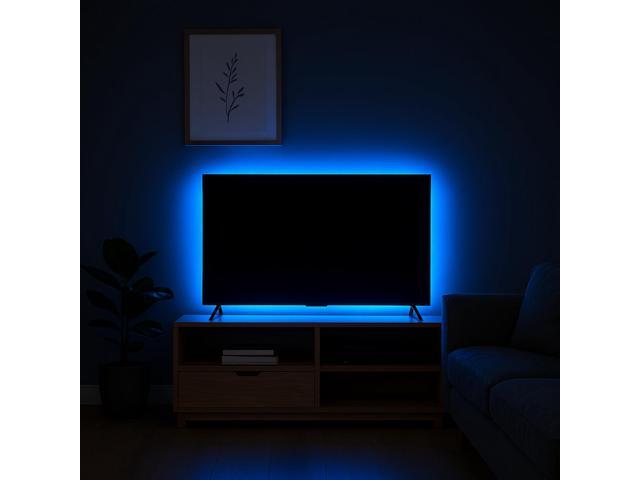 Elegani 6FT Wearable Neon Glow String Light with Clip Flexible Nighttime Safety & Party Decoration-Blue