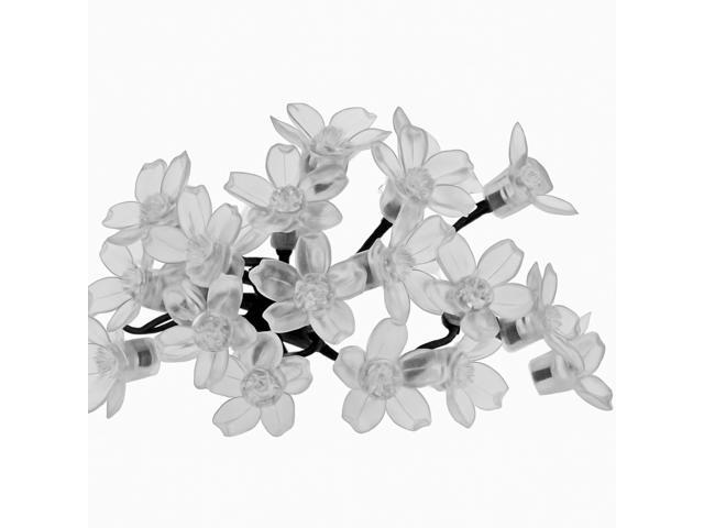 Elegani Super Pack-Cherry Blossom Flower LED String Lights 20 Warm White LEDs, 9.5ft Indoor Floral Decor, 12 Pack Display