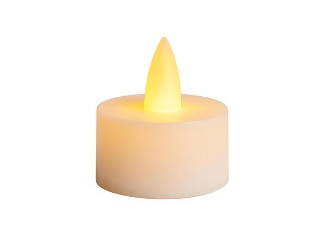Elegani 24 pcs Flameless Tealight Candles Warm White LED Flickering Lights, -Free, Safe for Indoor Events and Home Décor