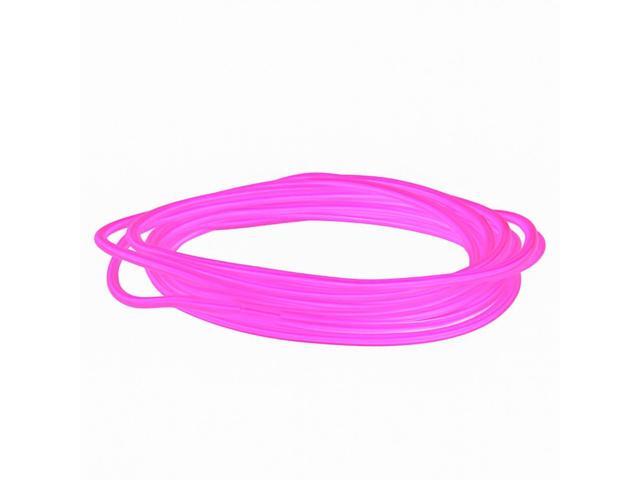 Elegani 6FT Wearable Neon Glow String Light with Clip Flexible Nighttime Safety & Party Decoration-Pink