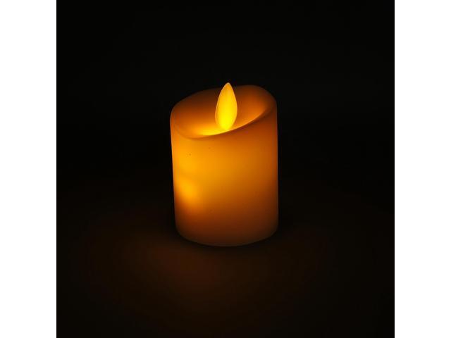 Elegani Small Flameless LED Candle 12 Pack 2.75' Realistic Yellow Glow, Flickering Tealight Set for Home, Events, and Holidays