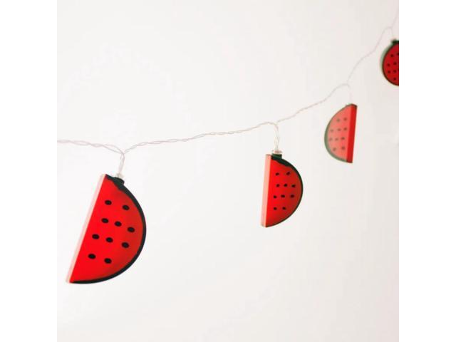 Elegani 10 LED Watermelon String Lights Warm White Decorative Indoor Outdoor Lighting