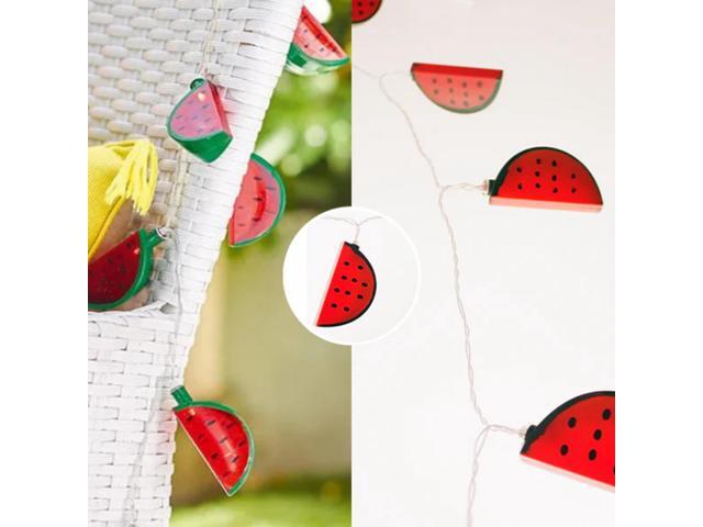 Elegani 10 LED Watermelon String Lights Warm White Decorative Indoor Outdoor Lighting