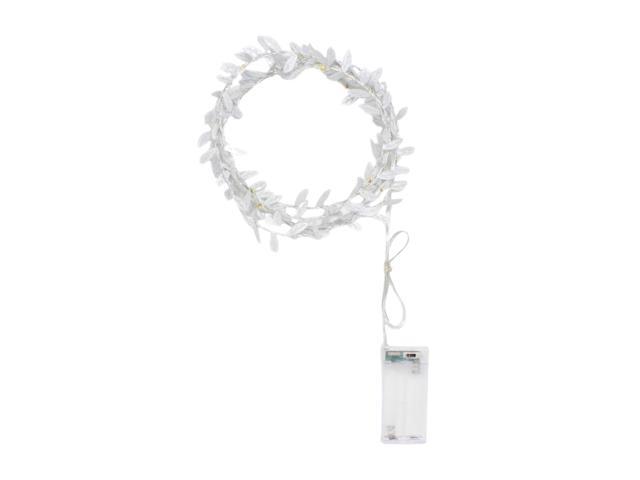 Elegani 20 LED Leaf Vine Fairy Lights 7.8ft Green Copper Wire String Light for Indoor Outdoor Decor